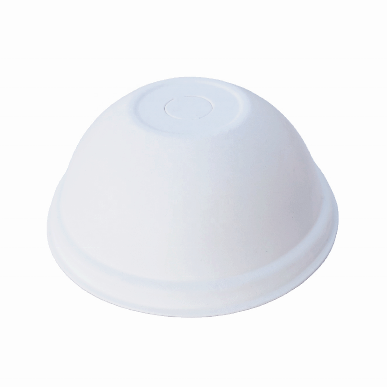 90mm dome lid white, bagasse pulp