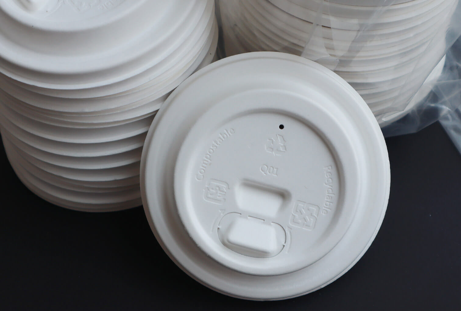 Wholesale coffee cup cover lid-Eco cup lids manufacturer
