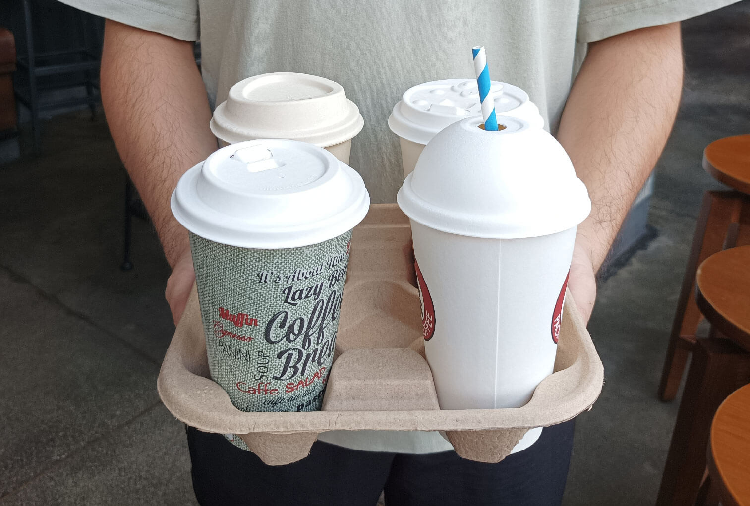How to order biodegradable coffee lids