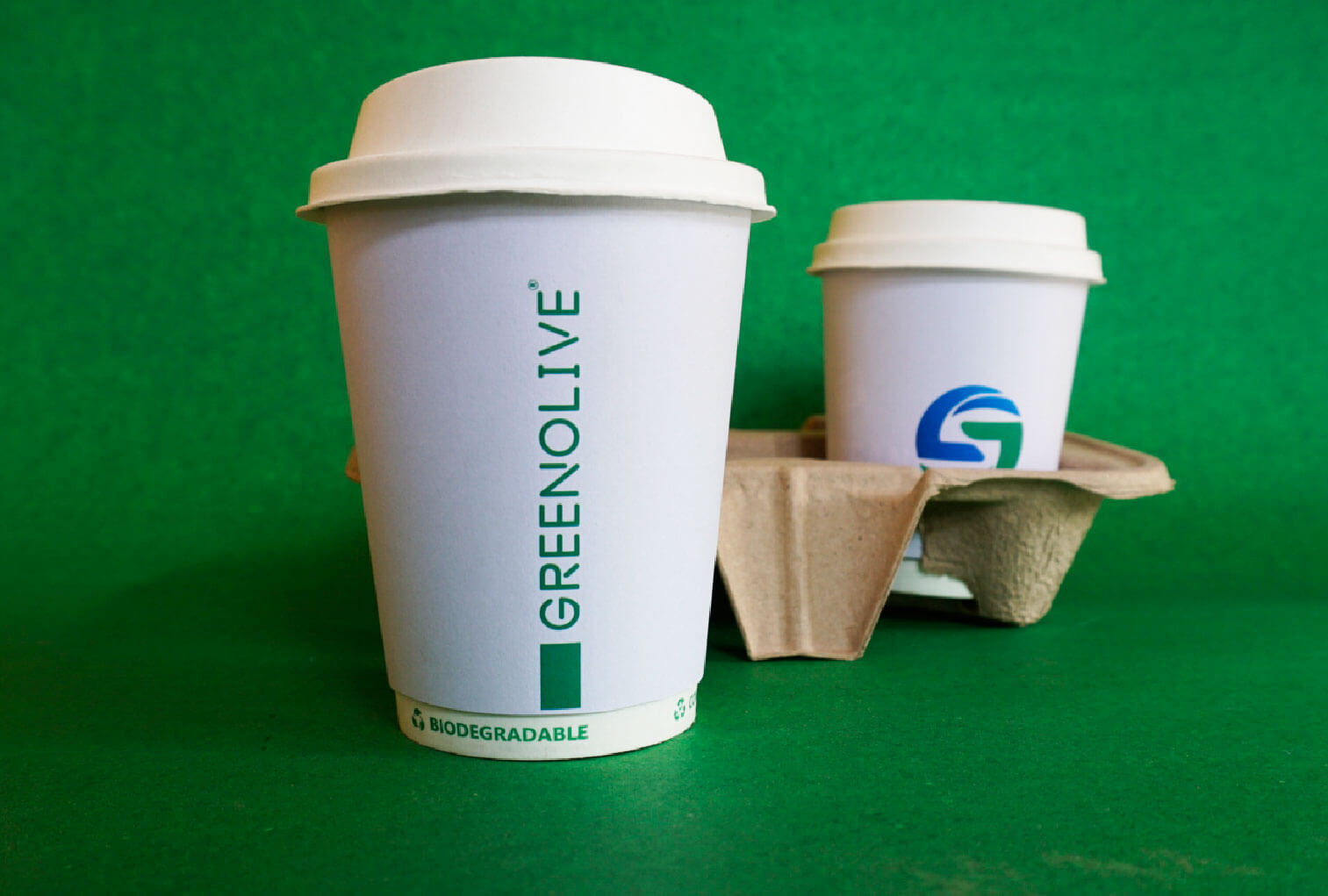 Custom environmentally friendly bagasse coffee lids recyclable