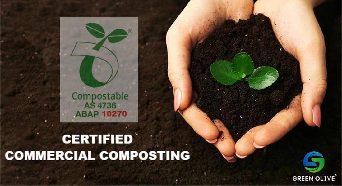 Green Olive Have Commercial Composting Certified by Australasian Bioplastics Association