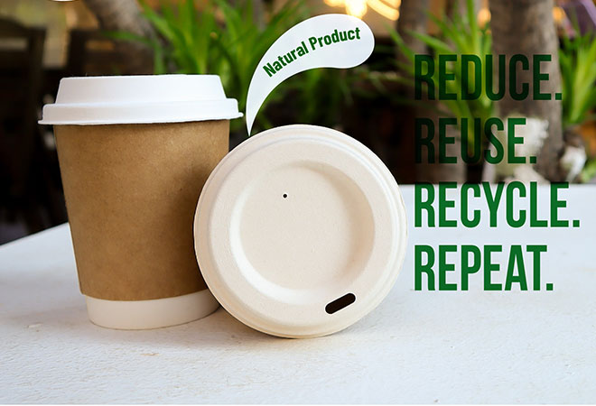 The benefits of using disposable bagasse coffee cups
