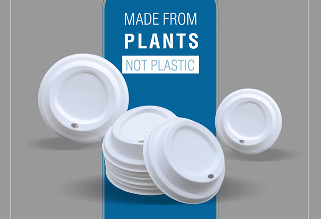 Fully automated production of pulp molded cup lids