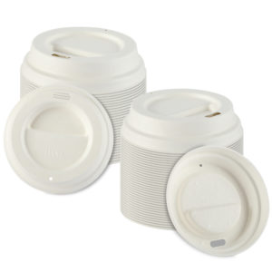 Elevate Your Eco-Conscious Brand: Introducing Our 100% Biodegradable 4oz Bagasse Coffee Cup Lids